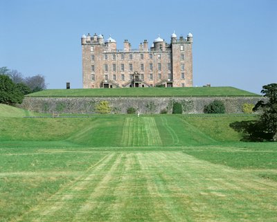 ドラムランリグ城、外観、スコットランド学校、1679-91年、イギリス、ダンフリース 作： Unbekannt Unbekannt