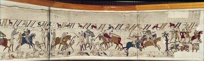ハロルド王が殺害され、イギリス人は飛行中、バイユータペストリー 作： Unbekannt Unbekannt