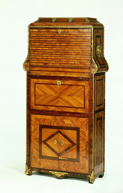 ルイ15世のベニヤ付き段ボール秘書c.1740 作： Unbekannt Unbekannt