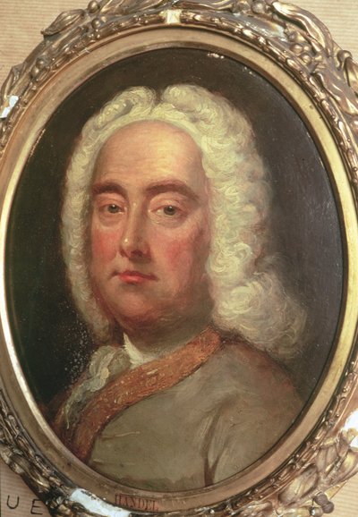 ジョージ・フレデリック・ヘンデルの肖像（1685-1759） 作： Unbekannt Unbekannt
