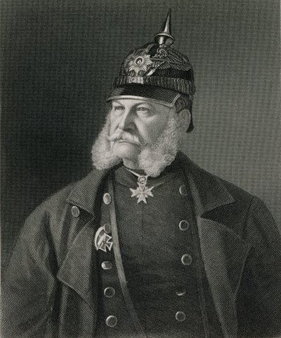 ウィリアム・ホール（1807-71）パブによって刻まれた、プロイセンの王とドイツの皇帝、ウィリアム1世（1797-1888）の肖像。ウィリアム・マッケンジー 作： Unbekannt Unbekannt