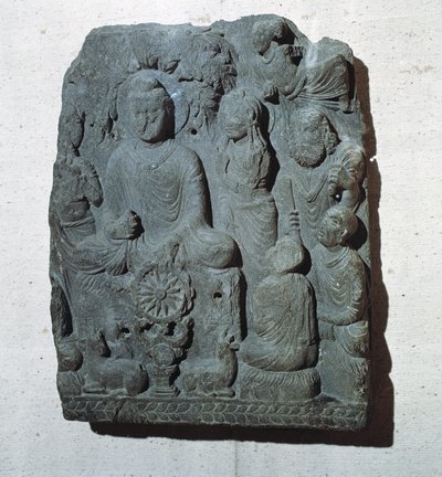 「未来の大仏」、または菩薩弥勒の救済、紀元2世紀（石） 作： Unbekannt Unbekannt