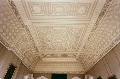 サロンの天井、クレイドンハウス、バッキンガムシャー、c.1768 作： Unbekannt Unbekannt