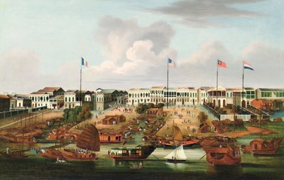 カントンの洪-中国貿易、c.1850 作： Unbekannt Unbekannt