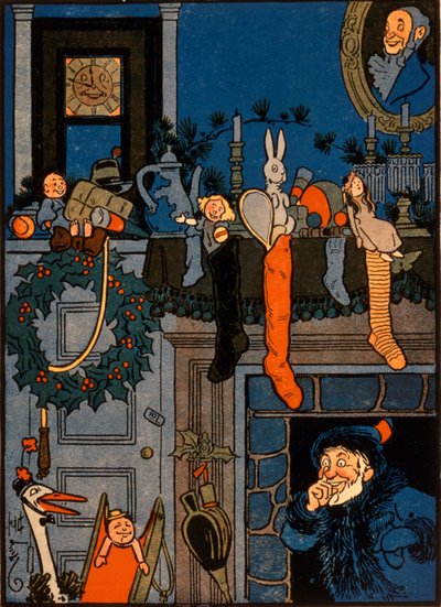 デンロー作「クリスマスの前の夜」、1903 作： Unbekannt Unbekannt