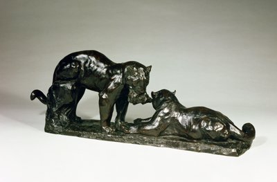 レンブラントブガッティによる2つのジャガー（1885-1916） 作： Unbekannt Unbekannt
