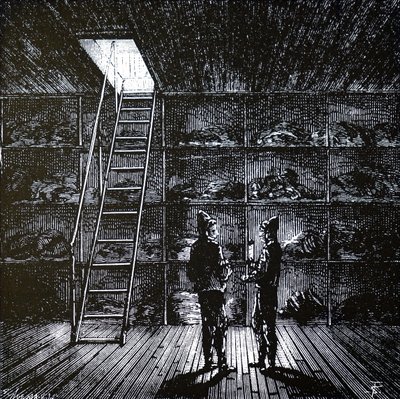 冷蔵船の低温貯蔵室 作： Unbekannt