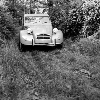 モンツァのシトロエン 2CV で旅行する家族 作： Bartolome Esteban and studio Murillo