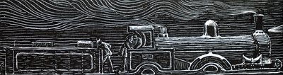 夜に走る列車。 作： Unbekannt