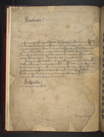 MS 41631 f.1v を追加 ベートーベンの Eb、F 短調、ニ長調の 3 つの初期ピアノフォルテ ソナタのコピー 作： Unbekannter Künstler