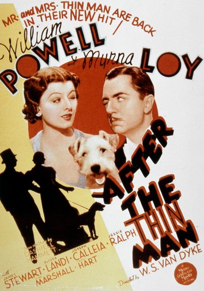 WsVandykeによる映画「The Thin Man」のポスター 1934年 作： Unbekannt