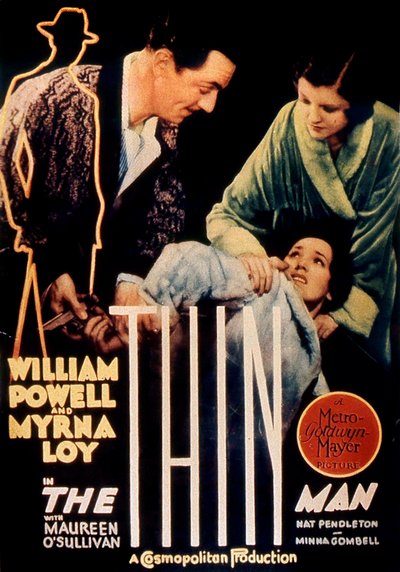 WsVandykeによる映画「The Thin Man」のポスター 1934年 作： Unbekannt