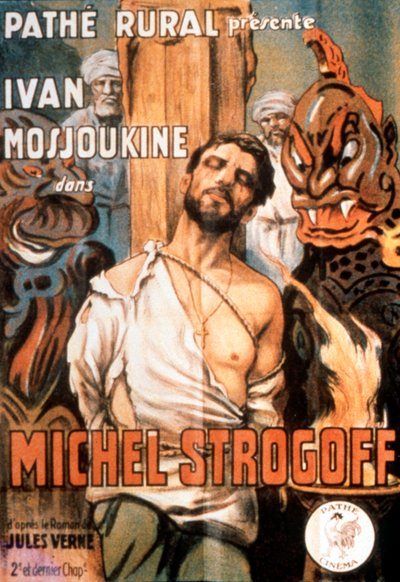 ViktorTourjanskyによる映画「Michel Strogoff」のポスター（1926年） credit: Ruez des Archives/RDA 作： Unbekannt