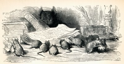1885年に出版された『ギュスターヴ・ドーアの生涯と回想』に収録されている「ラ・フォンテーヌの寓話」から、ギュスターヴ・ドーアの作品にちなんだもの。 作： Unbekannt