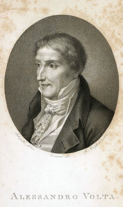 アレッサンドロ・ボルタ（Comte Alessandro Giuseppe Anastasio Volta 作： Unbekannt