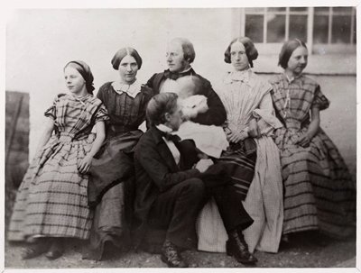アレクサンダー・パークス（イギリスの発明家・化学者）とその家族（1870年頃 作： Unbekannt