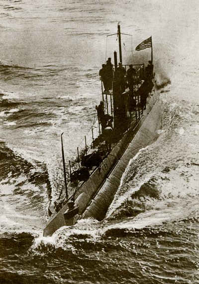 第一次世界大戦中のアメリカの潜水艦 作： Unbekannter Künstler
