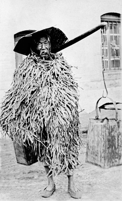 1910年代、中国の田舎に住む平凡な男 作： Unbekannter Künstler