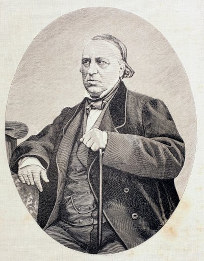 Antonio Bergnes de las Casas (1801 - 1879) スペインの学者でバルセロナ大学学長、バルセロナで出版された「El Mundo Ilustrado」より 作： Unbekannt