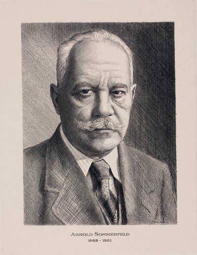 アーノルド・ゾンマーフェルド、ドイツの物理学者、1930年頃 作： Unbekannt