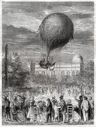Ascension en ballon.気球飛行。 作： Nicolas Liez