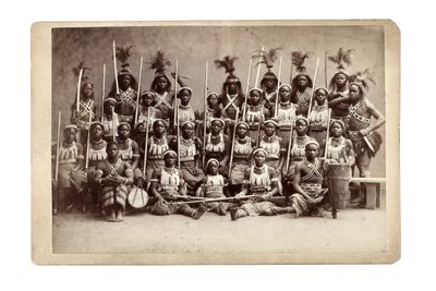 アシャンティグループ講演会（ドイツ 1890年代）（モノクロ写真 作： Unbekannt