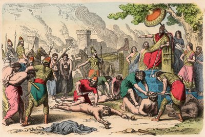 アッシリア人。戦争捕虜の拷問と処刑 作： Unbekannt