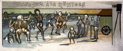 ロントゲン海岸の牧歌的な風景、1900年頃（イラスト） 作： Unbekannter Künstler