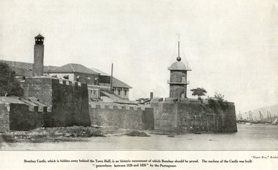 ボンベイ城の歴史的建造物、1900年代頃（写真） 作： Unbekannter Künstler