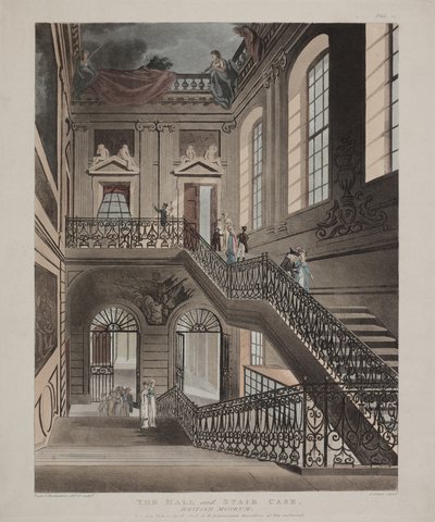 大英博物館、ホルボーン、1808年 作： Unbekannt