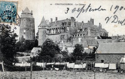 ブルターニュ、イル・エ・ヴィレーヌ（35）、シャトーギロン：城の外観 - 1904年の絵葉書 作： Unbekannt