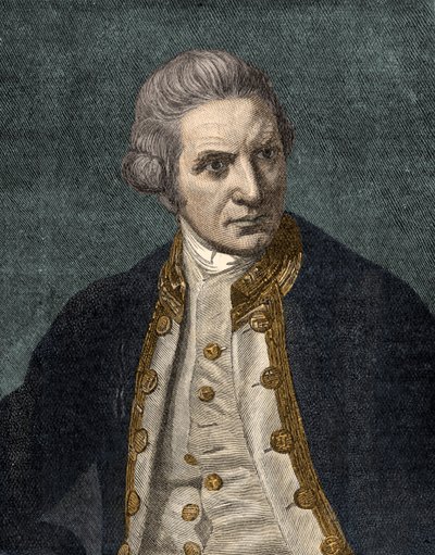 Capitão James Cook - retrato 作： Unbekannter Künstler