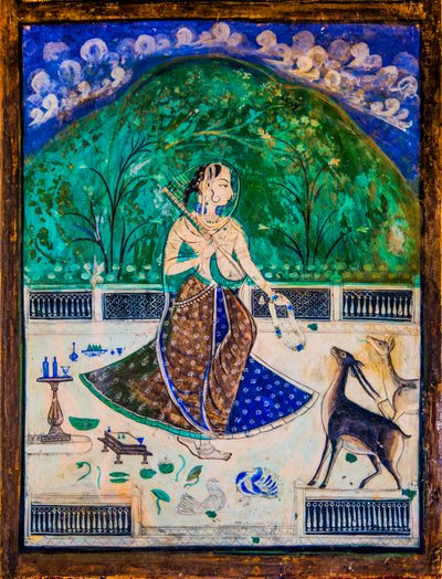 Virtuoso Fine PaintingsのあるChittra Sala Courtyard、Taragarh Fort、Bandi、Bandi、Rajasthan、インド、アジア（写真） 作： Unbekannter Künstler