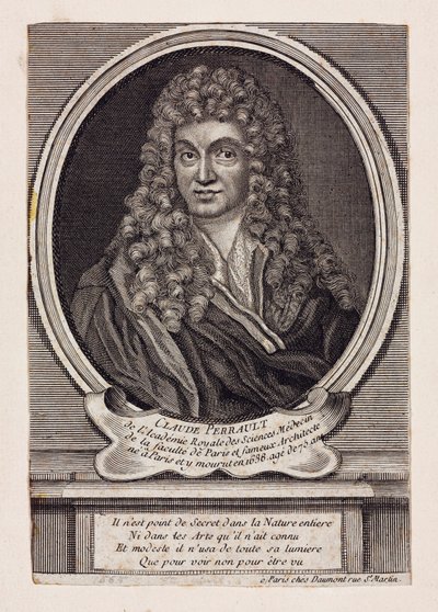 クロード・ペロー（フランスの建築家、科学者、医師、1660年代頃 作： Unbekannt