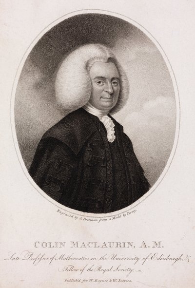 Colin MacLaurin, スコットランドの数学者・物理学者, 1740年代頃 作： Unbekannt