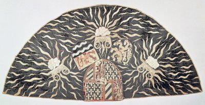 ブルゴーニュ公の紋章が刺繍された黒ビロードのコープ、オランダ南部、1476年頃 作： Unbekannt
