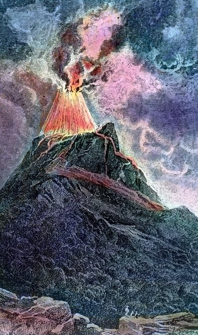 エクアドルのコトパクシ火山 作： Unbekannter Künstler