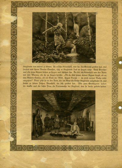 DIE NIBELUNGEN 1924-SYNOPSIS (ジークフリートの死)-08 作： Unknown