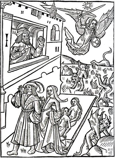 悪魔は大天使聖ミカエルに追われ、人間は活動を続ける 作： Alec Hunter