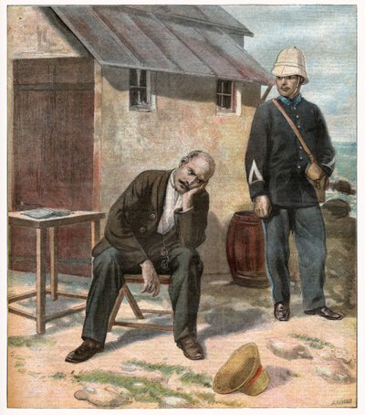 ドレフュス事件。 1896年（彫刻） 作： Unbekannter Künstler