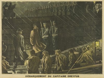 ドレフュス上陸、1899年7月9日 作： Unbekannt