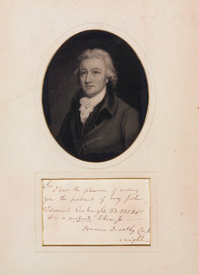 Edmund (Edmond) Cartwright（18世紀後半～19世紀前半のイギリスの繊維産業のパイオニア 作： Unbekannt