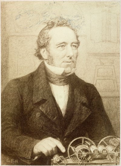 エドワード・カウパー、イギリスの発明家、1830年頃 作： Unbekannt