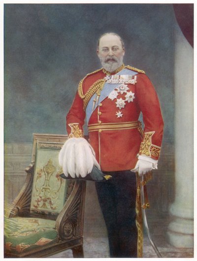 エドワード7世（1841-1910）1901-1910年のイギリス国王、ダウニー撮影 作： Unbekannter Künstler