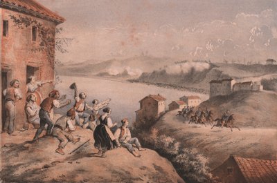 ラモリシエール将軍の脱出、アンコナの包囲戦 作： William M. Timlin