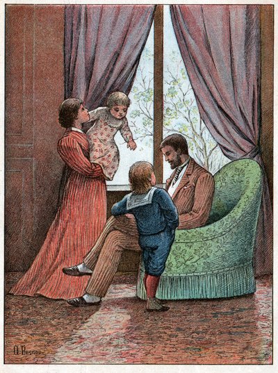 Famille bourgeoise.中産階級の家族。 作： Nicolas Liez