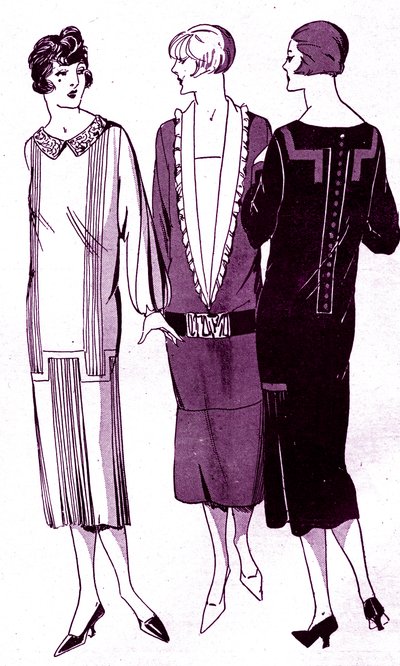 ファッション：1925年5月のドレス 作： Unbekannter Künstler
