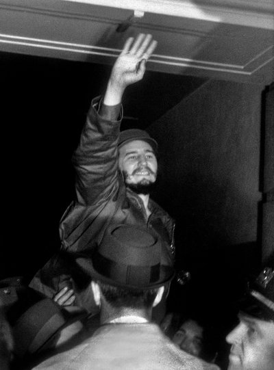 フィデル・カストロ、ニューヨークにて 1959年4月 作： Unbekannt