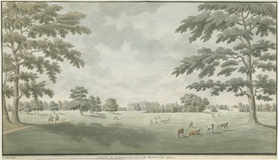 フィッシャーウィックホール：水彩画、1786年 作： Unbekannt