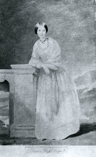 フローレンス・ナイチンゲール（イギリスの看護師、病院改革者）1860年頃 作： Unbekannt